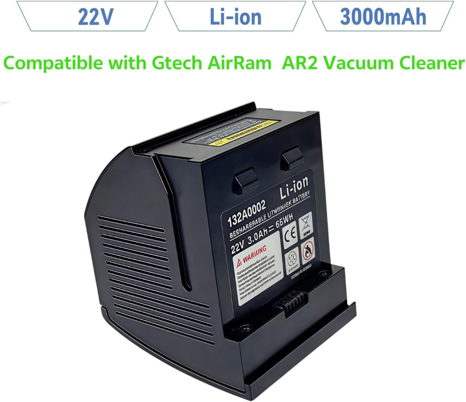 GTECH Air Ram MK2, K9 battery - Image 3